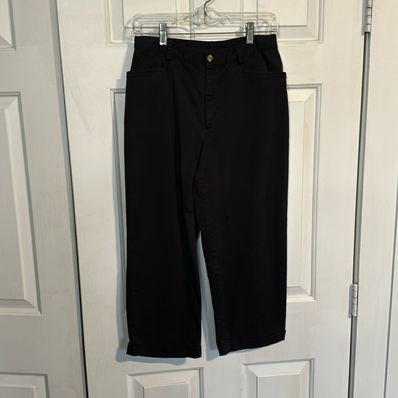 Rafaella size 6 black Capri - Picture 1 of 4